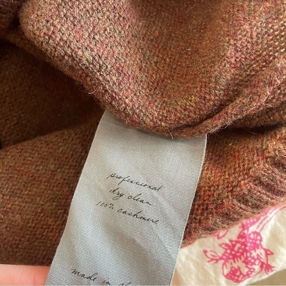 Raquel Allegra Shredded Ombre 100% Cashmere Sweater - Picture 4 of 6